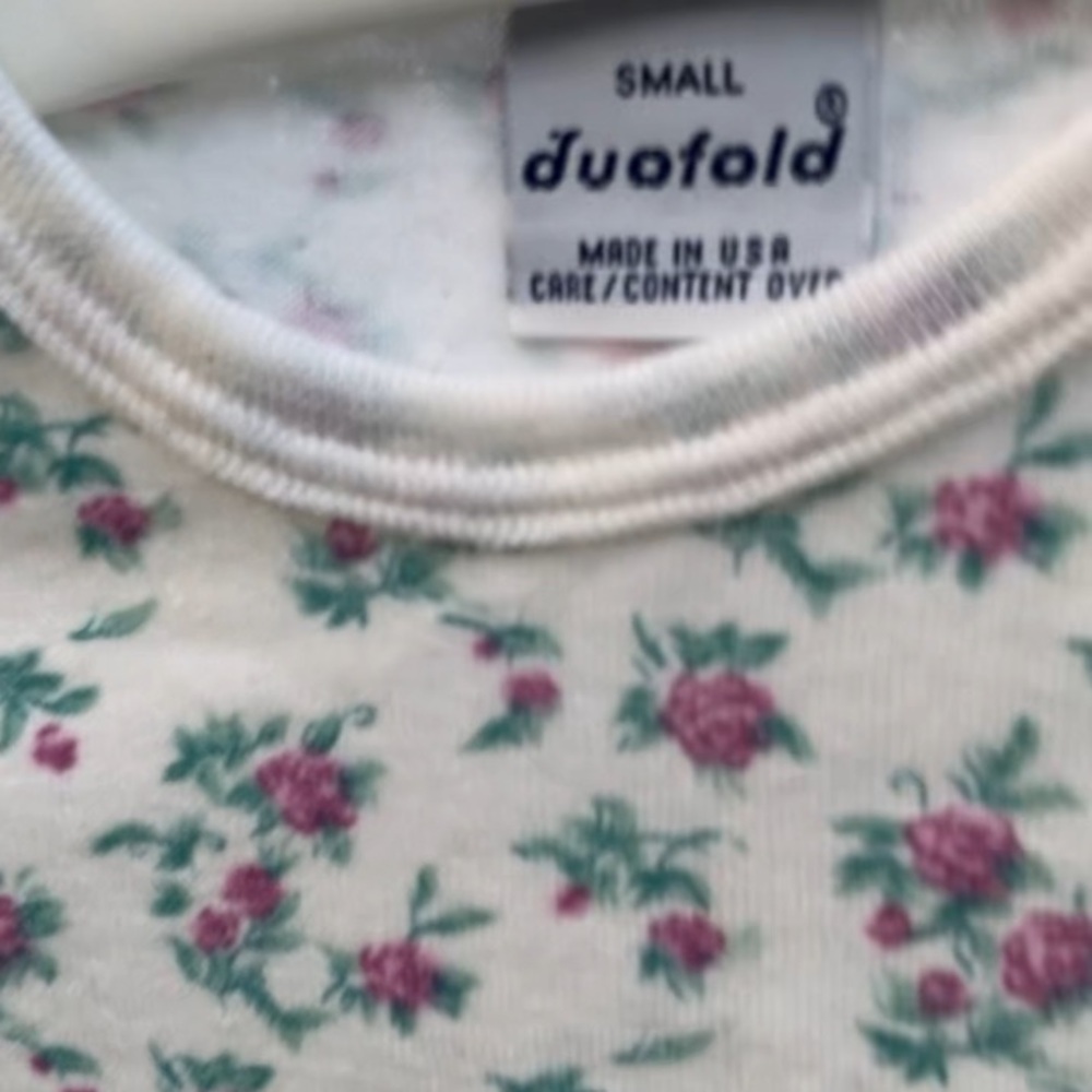Kids' Floral Print Shirt - White and Pink